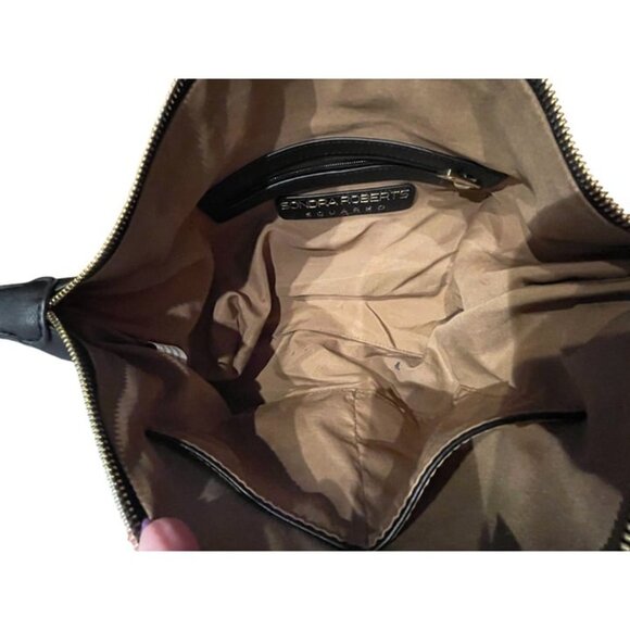 Sondra Roberts 'SQUARED' Tote in Black Vegan Leather New York - Picture 8 of 8